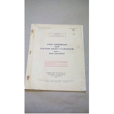 USER HANDBOOK STATION RADIO C11/R210 SSB PART 1 BASIC EQUIPMENT